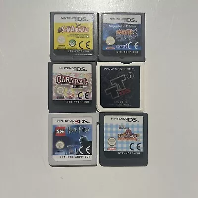 6 Nintendo DS Games - Untested - DSTT - Cooking Mama - Naruto • $80