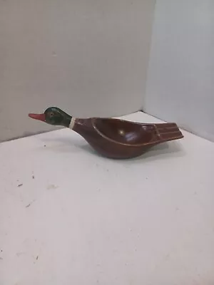 Vtg Holland Mold Ceramic Mallard Duck Pipe Cigar Cigarette Holder Ashtray F1 • $24.50