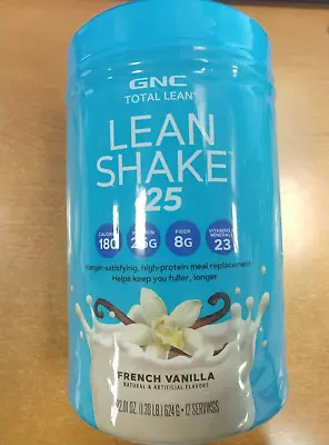 GNC Total Lean Shake 25 French Vanilla 1.38 Lb EXP 5/16/24  E13A • $29.25