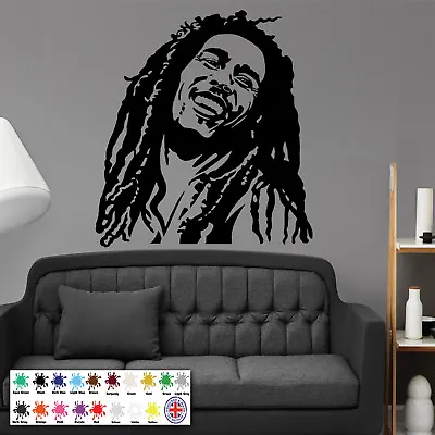 Bob Marley - Wall Art Quote Sticker Inspirational Vinyl Decal Silhouette   • £5.49