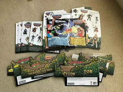 18 Masters Of The Universe Classics Motuc Backing Cards & Inserts Various Motu • $48.25