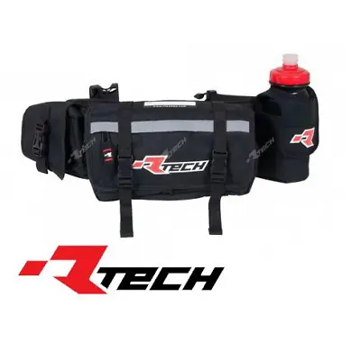 New Racetech Bum Bag Waist Pack & Water Bottle Enduro Trail Green Laning Black • $124.52