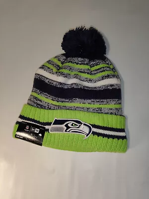 Seattle Seahawks New Era NFL Sideline Sport Official Beanie Knit Hat NEW • $13