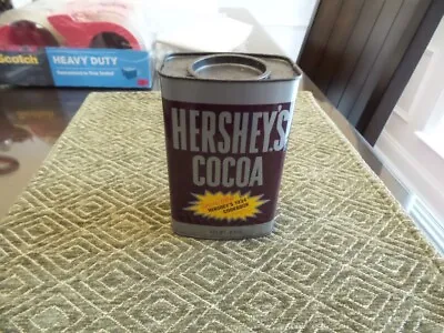 Vintage Hershey's Cocoa 8 Oz. Tin (color Graphics On Back) • $10