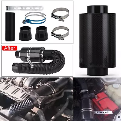 For Benz C230 C350 E320 E350 CL600 CL500 Carbon Fiber Cold Air Intake Filter Kit • $31.99