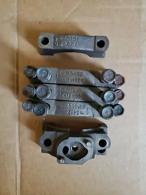 Small Block Chevy 350 4 Bolt Main Caps OEM 3412 Corvette Camaro • $100