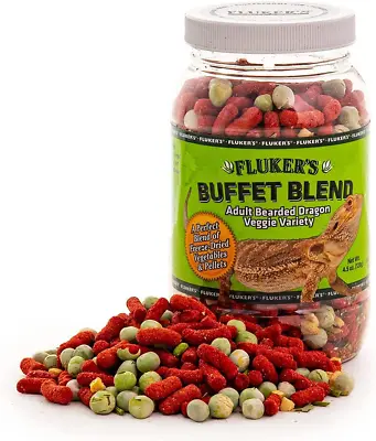 $10.81 • Buy Fluker'S Buffet Blend Adult Bearded Dragon Veggie Variety Diet