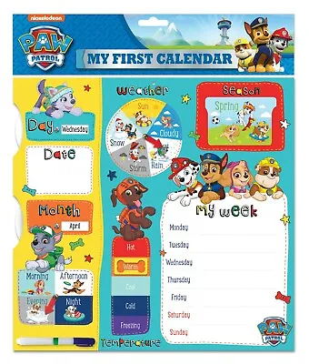 Paw Patrol Activity Calendar My First Calendar Kids Planner Child Development • £10.99