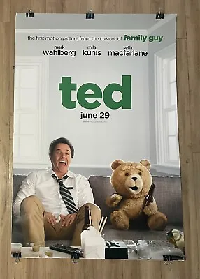 TED MOVIE POSTER; 2- Sided ORIGINAL Advance Version B; MARK WAHLBERG • $24.99