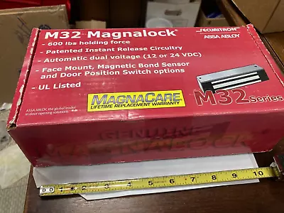 ASSA ABLOY M32 Magnalock Electro-Magnetic Door Mag Lock 12-24V Made-In-The-USA • $79.95