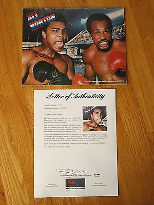 MUHAMMAD ALI Signed HEAVYWEIGHT September 25 1976 Program YANKEE STADIUM PSA • $650