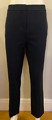 £12.99 • Buy M&S Women’s Navy Straight Leg Tailored Trousers - Size 14 Regular - New No Tags