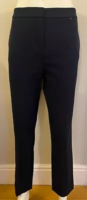 £12.99 • Buy M&S Women’s Navy Straight Leg Tailored Trousers - Size 14 Regular - New No Tags