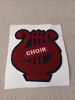 Vintage 80s 90s Letter Choir Band Music Note Varsity Letterman Patch 6.5x7.5 HS • $8.39