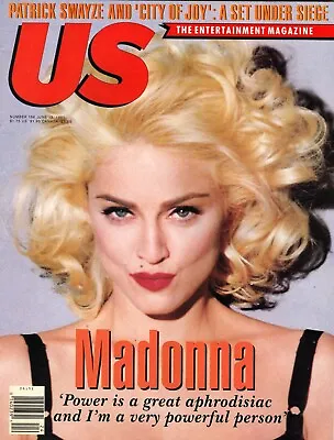Madonna November 1991 Magazine-gay Interest-monroe Look-no Label • $39.99