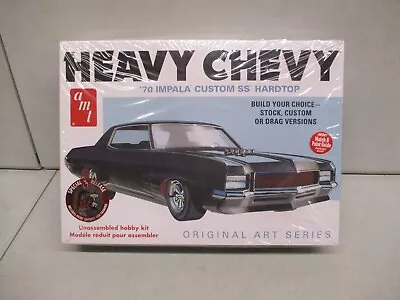 AMT Heavy Chevy 1970 Impala Custom SS Hardtop 1/25 • $29.99
