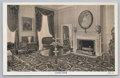 Bardstown Kentucky~My Old Kentucky Home Living Room B&W Card~Vintage Postcard • $1.60