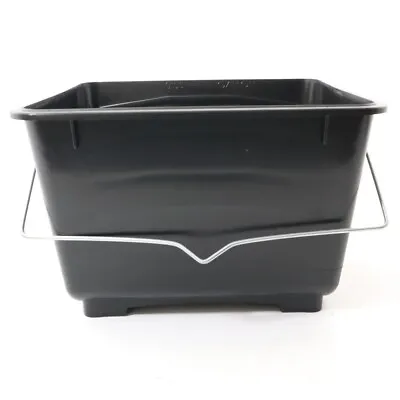 Paint Scuttle 2.5 Litre Small Black Paint Pot With Metal Handle Paint Bucket • £10.99