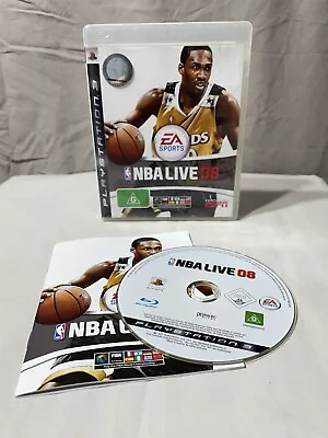 NBA Live 08 Sony Playstation 3 PS3 With Booklet ESPN PAL • $10.50