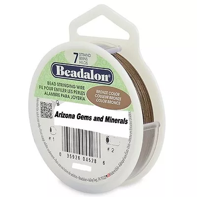 Beadalon Bead Stringing Wire 7 Strand 30 Thru1000ft Sizes.010 Thru.026 13COLORS • $6.90