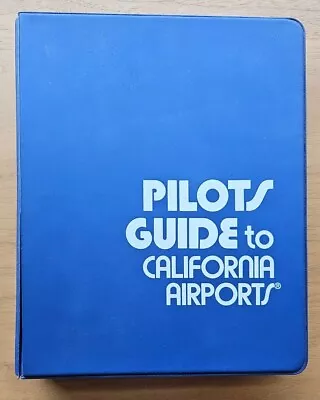 Vintage 2000 Pilots Guide To California Airports Optima Airport Pictures Charts • $16
