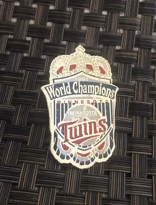 Imprinted Products Mlb Minnesota Twins 1991 Champions Enamel Pin Vintage Wow Qty • $7.49