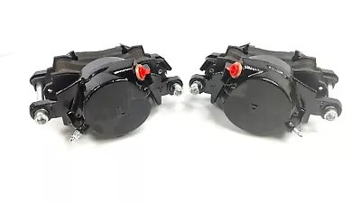 New Pair (2) Single Piston Calipers Loaded With Pads For GM (Powdercoated Black) • $126.99