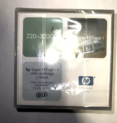 NEW! SEALED! Genuine HP 320GB Super DLT Tape 1 Data Cartridge C7980A  • $10.99