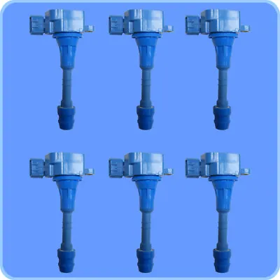 New Premium High Performance Ignition Coil Set (6) For Nissan Infiniti Suzuki • $88.05