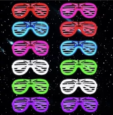 £3.10 • Buy Light Up, Led Glasses, Glowing,party And Club Glasses Oval Shape Uk Seller