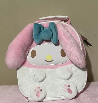 BIOWORLD MY MELODY Plush INSULATED LUNCH BOX NEW • $25