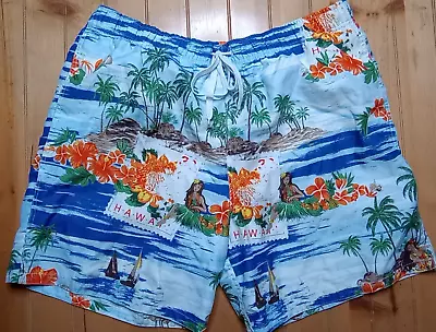 Men's Swim Trunks Shorts Size XXL Merona Hawaii • $10