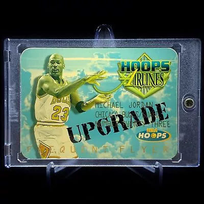 1997 NBA Hoops Frequent Flyer UPGRADE #4 MICHAEL JORDAN 1:7200 PACKS RARE SSP • $999.99