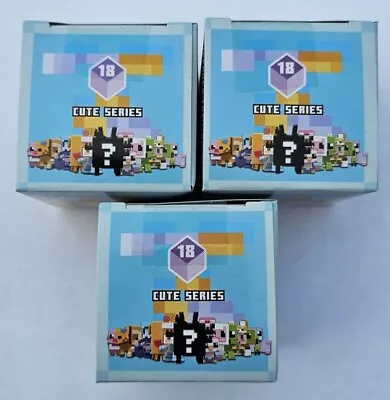 3 Blind Boxes Mojang Mattel Minecraft CUTE SERIES Minifigures 3 Mini Figures • $4.29