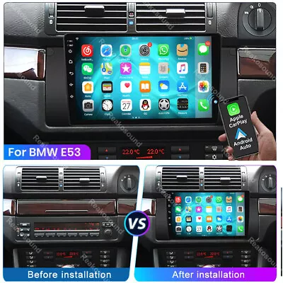 2+32G For BMW E38 E39 E53 X5 GPS Navi Android 13 Car Stereo Radio Head Unit WIFI • $169.79