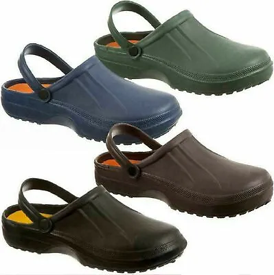 £9.95 • Buy Men Summer Garden Pool Nursed Slip On Holiday Sandal Flats Clog Mule Beach Shoes