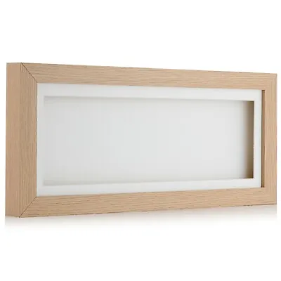 3D 1  Cube Range PANORAMIC Deep Box Shadow Frames Memory Box Display Case Multi • £25.75