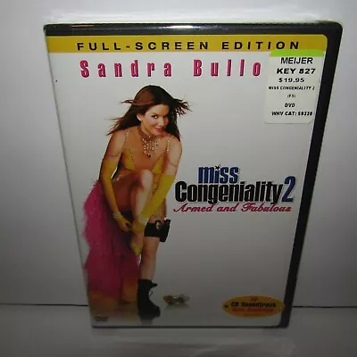Miss Congeniality 2: Armed And Fabulous (DVD 2005 Full Frame) Brand New Sealed • $7.99