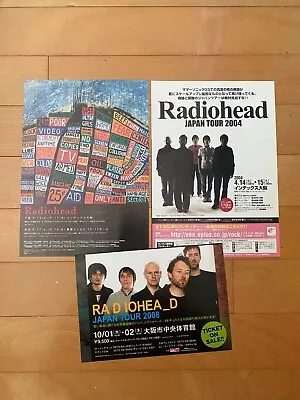 $9.99 • Buy RADIOHEAD LIVE Japan 2004 2008 Concert Gig RARE KID A Pablo Honey AMNESIAC Bends