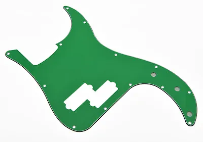 Green 3 Ply P Bass Pickguard PB Scratch Plate Fits Fender Precision Bass • £9.26