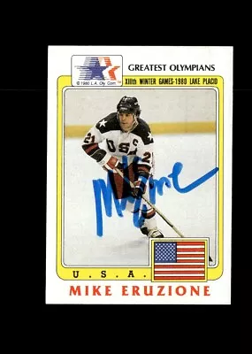 Mike Eruzione 1983 Greatest Olympians Miracle On Ice Authentic Autographed Card • $29.99