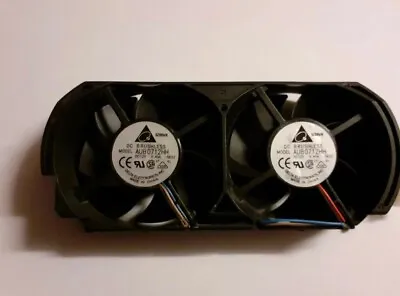 XBOX 360 Original Official Replacement Delta 3 Pin Twin Cooling Fans AUB0712HH • £6.50