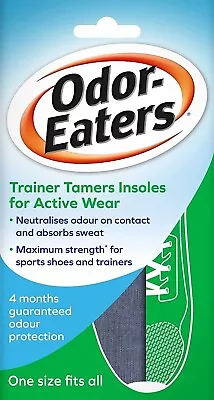 3 X Odor-Eaters Trainer Tamers Odour-destroying Super Strength Insoles • £15.49