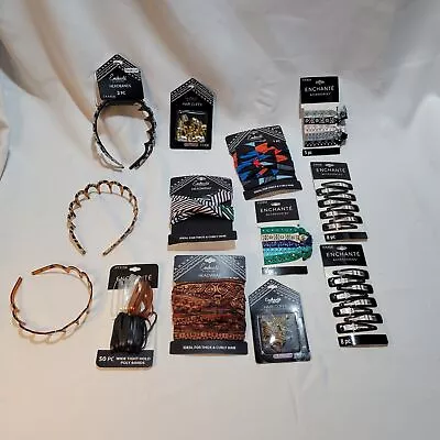Lot Of 13 Enchante Headbands Headwraps Hair Cuffs Bands And Hair Accessories • $33.24