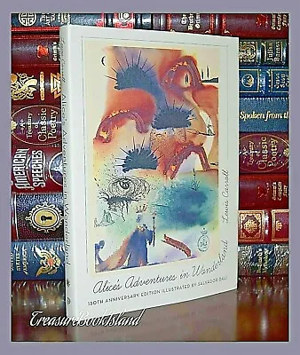 $29.81 • Buy New Alice In Wonderland Illustrated Salvador Dali 150th Anniversary Hardcover