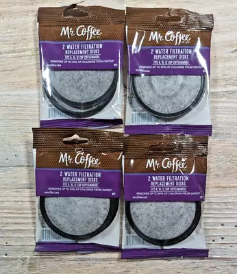 4x Mr. Coffee WFF Water Filter Replacement Disc Universal 2 Pk - 8 Disks Total! • $19.99