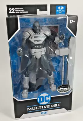 STEEL [PLATINUM EDITION] MCFARLANE DC MULTIVERSE NEW EXCLUSIVE CHASE FREEship! • $29.95