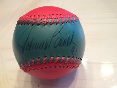 JOHNNY BENCH (X-Mas Color) Signed Baseball -Lifetime Guaranteed Authentic • $135