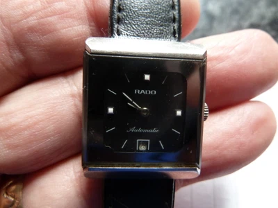 £42.55 • Buy RADO  LADIES AUTOMATIC DATE  WATCH WITH DIAMANTE MARKERS 1960's 565.3069.4