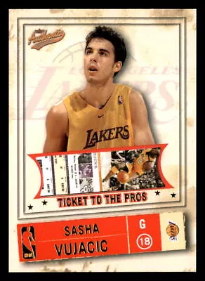 2004-05 Fleer Authentix General Admission #113 Sasha Vujacic SN • $4.49